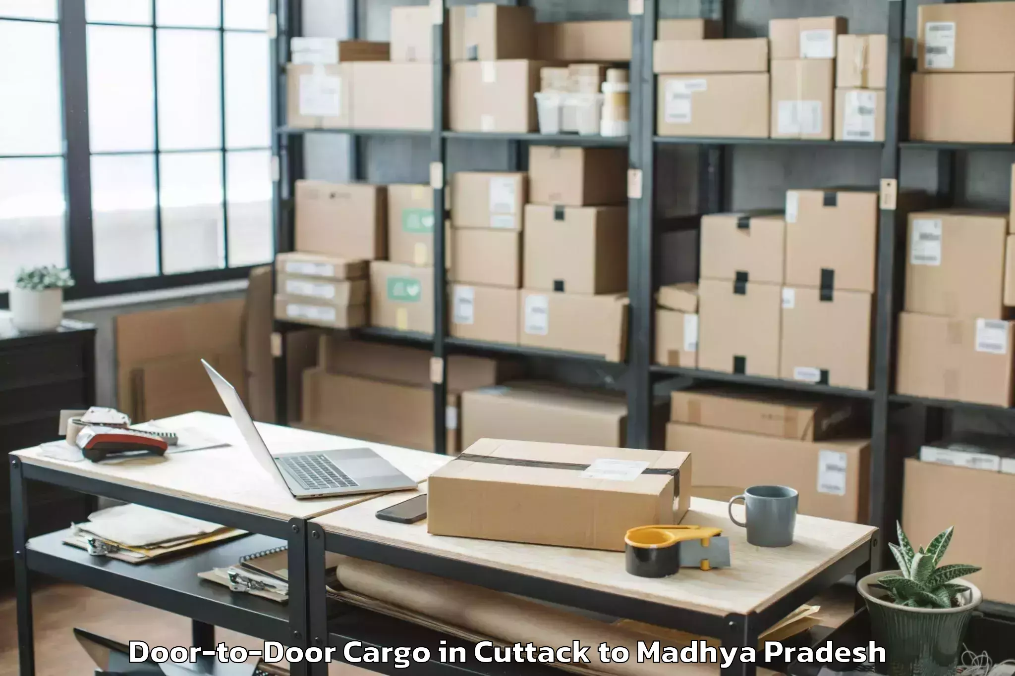 Trusted Cuttack to Indore Door To Door Cargo